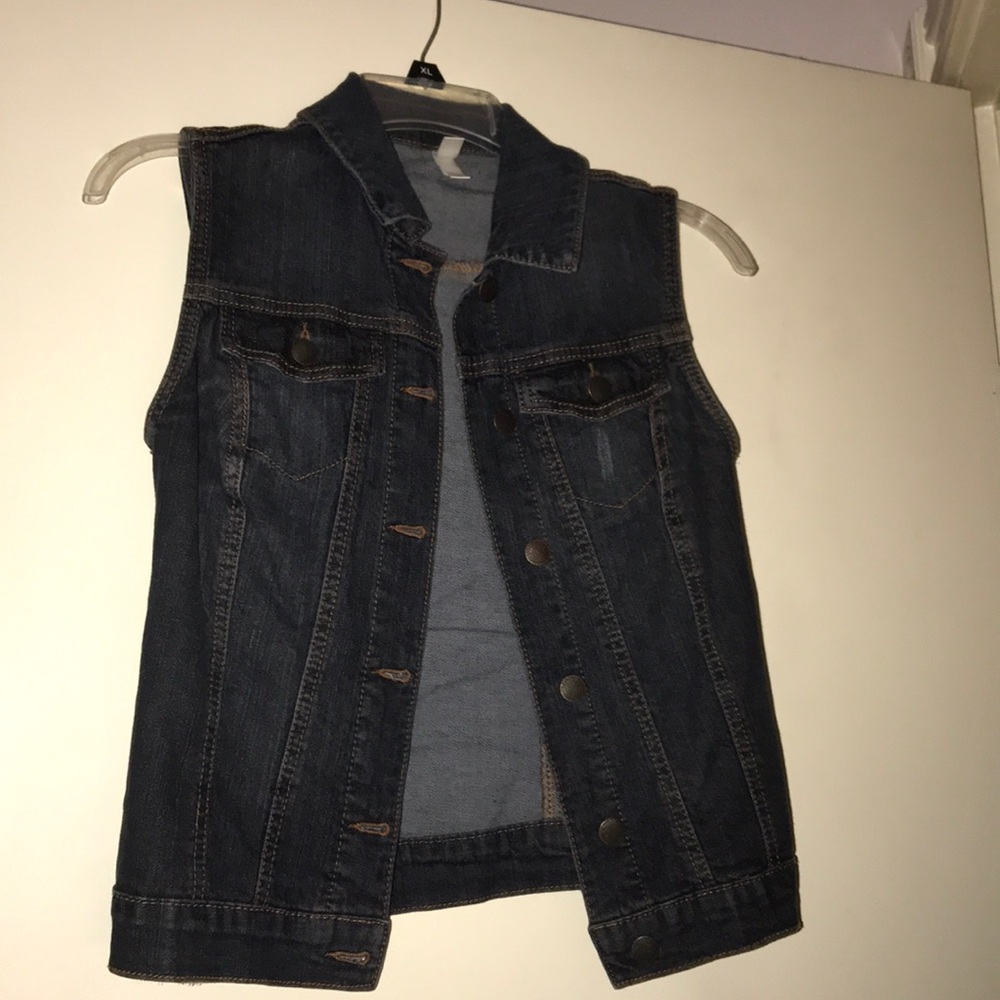 Sleeveless Denim Jacket
